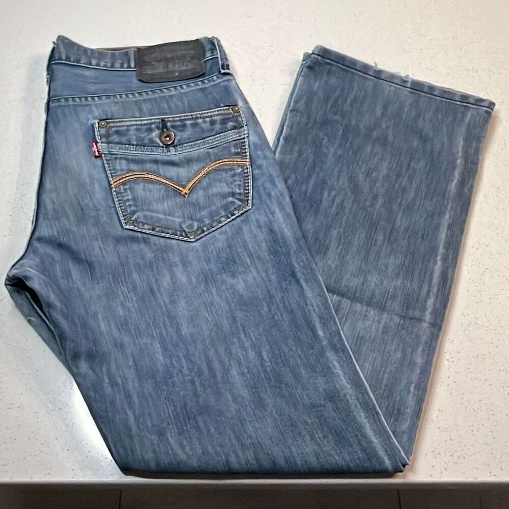 Levi’s 527 Slim Boot Cut Jeans Men’s 32x30 Blue Stretch Denim Medium Wash